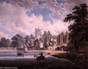 The River Thames At Putney — Edward Dayes