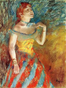 Sängerin Im Grünen — Hilaire-germain-edgar Degas