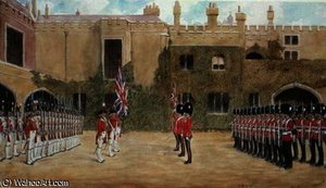 Grenadier Guards Relieving Guard at St. James's