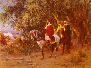 The Return — Frederick Arthur Bridgman, Orientalism