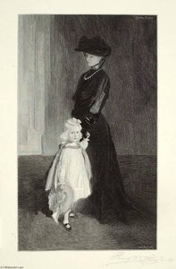Christina (mother And Daughter) — Henry Wolf