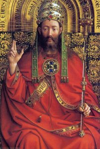 The Ghent Altarpiece- God Almighty (detail)