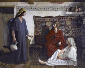 Jésus chez Marthe et Marie