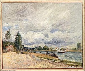 Banks Of The Seine — Alfred Sisley