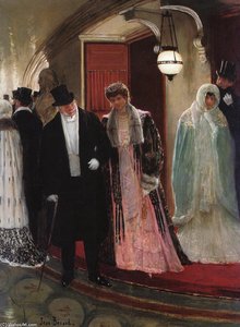 Leaving The Opera — Jean Georges Béraud