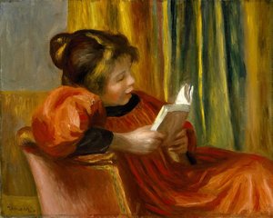 Niña Leyendo — Pierre-auguste Renoir, Impressionist Style
