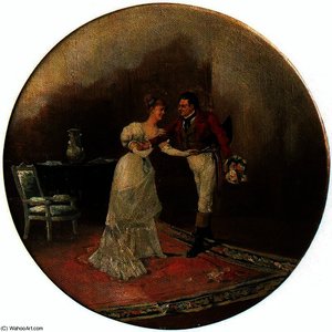 Gallant Scene — Ignacio Díaz Olano, Impressionism