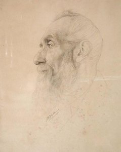 Study Of A Bearded Man — John Ottis Adams