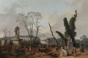 Vue Du Tapis Vert À Versailles — Hubert Robert