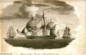 Cleopatra 32 Guns Launched At Bristol — Nicholas Pocock