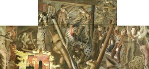 Shipbuilding On The Clyde Plumbers (centre) — Sir Stanley Spencer