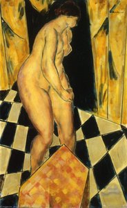 Nude Seated At Her Dressing Table — Alfred Henry Maurer
