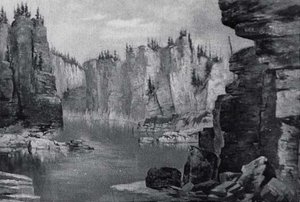 Cabinet Gorge, (painting)
