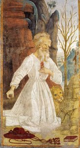 St. Jerome Penitence — Vannucci Pietro (le Perugin)