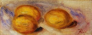 Three Lemons — Pierre-auguste Renoir, Impressionism