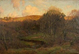 Autumn At Lamorna, Cornwall — John Noble Barlow