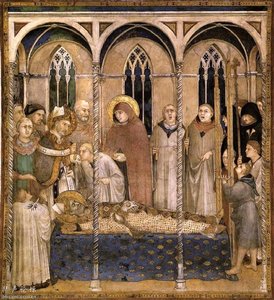 Begräbnis Des Heiligen Martin (szene 10) — Simone Martini