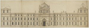 Projet Pour La Façade Orientale Du Louvre — シャルル・ルブラン