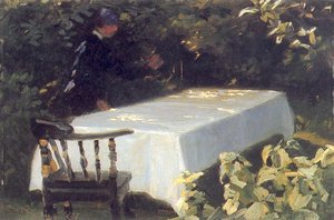 Mesa En El Jardín — Peder Severin Kroyer