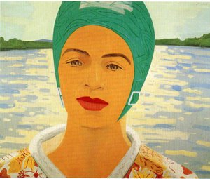 Ada With Bathing Cap — Alex Katz
