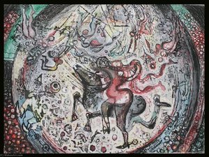 Etude Pour La Toile Le Cirque — Robert Tatin