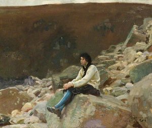 Phyllis Crocker — Sir Alfred James Munnings, Impressionistic Landscape