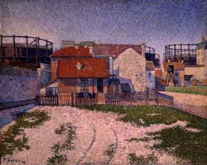 Gasometers At Clichy — Paul Signac