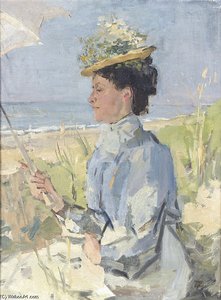 At The Beach — Isaac Lazarus Israels