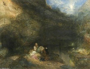 Scene From 'the Tempest' — Alfred Joseph Woolmer