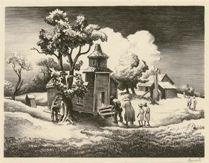 Sunday Morning — Thomas Hart Benton