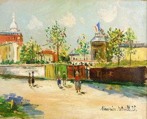 Moulin De La Galette On Montmartre — Maurice Utrillo, Post-impressionism