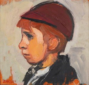 Boy's Head — Joan Kathleen Harding Eardley, Scottish Colourists
