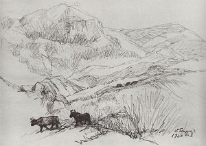 In The Mountains — Martiros Sarian