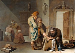 The foot operation.