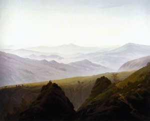 In Den Bergen — Caspar David Friedrich, Romantik