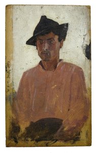 Italian Man With Hat — Henry Scott Tuke