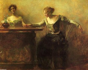 The Fortune Teller — Thomas Wilmer Dewing