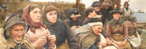 Waiting For The Boats — Walter Langley