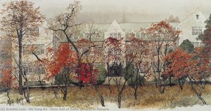 Main Hall Of Ewha Campus In Autumn — Oh Yong-kil