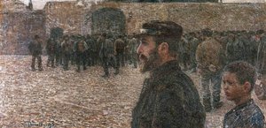 The Working Day Dawns — Plinio Nomellini