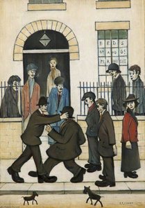 A Fight — Laurence Stephen Lowry