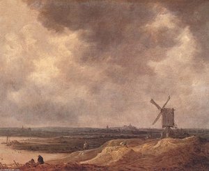 Windmill By A River — Jan Josephszoon Van Goyen, Dutch Golden Age Landscape