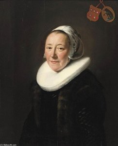 Portrait Of Erminia Van Beresteyn — Abraham De Vries