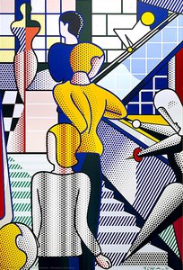 Bauhaus-treppe — Roy Lichtenstein, Pop Art