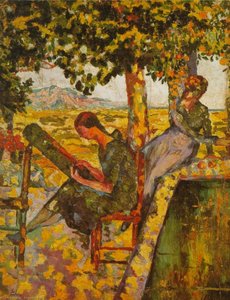 Jung Mädchen Im Garten — Salvador Dalí