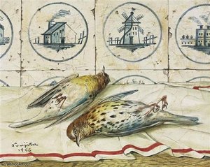 Nature Morte Aux Oiseaux — Léonard Tsuguharu Foujita