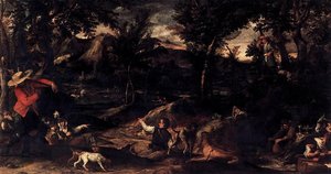 Caza — Annibale Carracci, Baroque