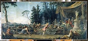 La Course D'hippomène Et D'atalante — Noël Hallé