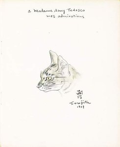 Tête De Chat Tigré — Léonard Tsuguharu Foujita