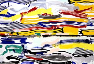 Cielo Y Agua — Roy Lichtenstein, Pop Art